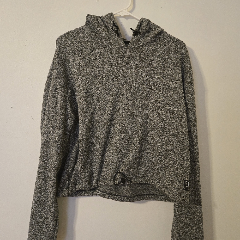 PINK Victoria's Secret Charcoal Knit Sweater